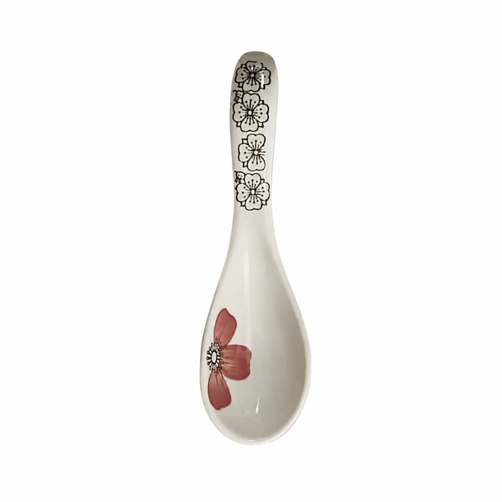 Ceramic Crimson Small Spoon Ceramic Crimson Small Spoon