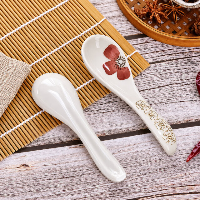 Ceramic Crimson Small Spoon