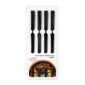 Checkered Black Alloy Chopsticks