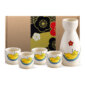 Cute Sleepy Neko Sake Set