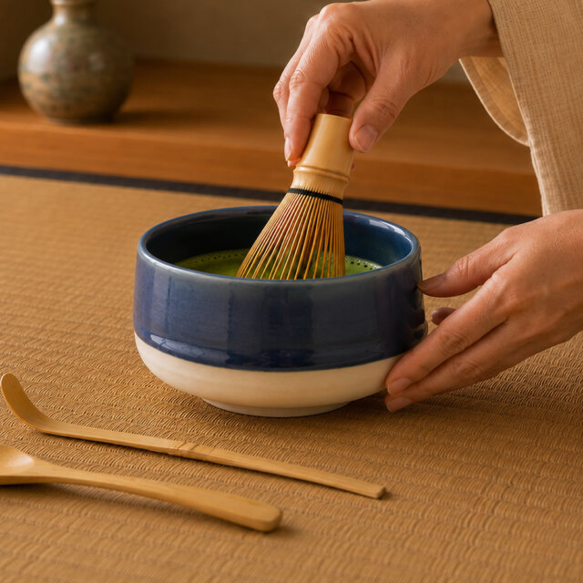 Indigo Blue Matcha Ceremonial Tea Settingg