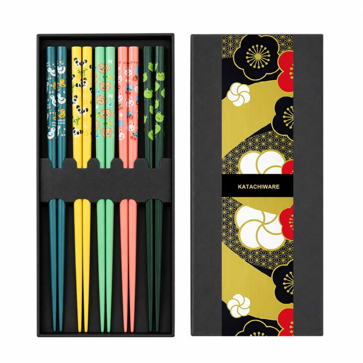 Japanese Panda &Amp; Friends Chopsticks