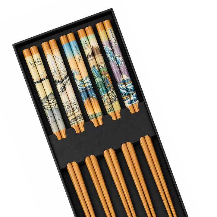Japanese Ukiyo-E Print Chopsticks