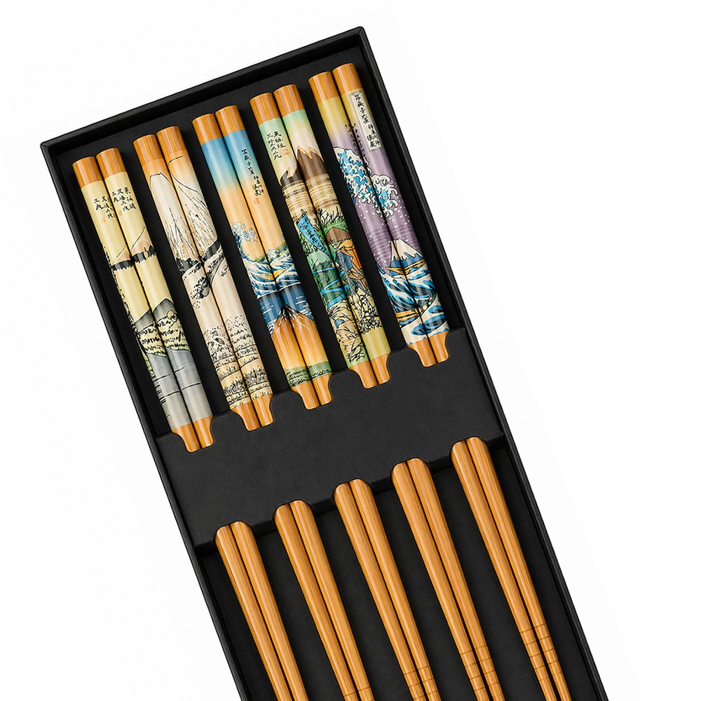 Japanese Ukiyo-E Print Chopsticks