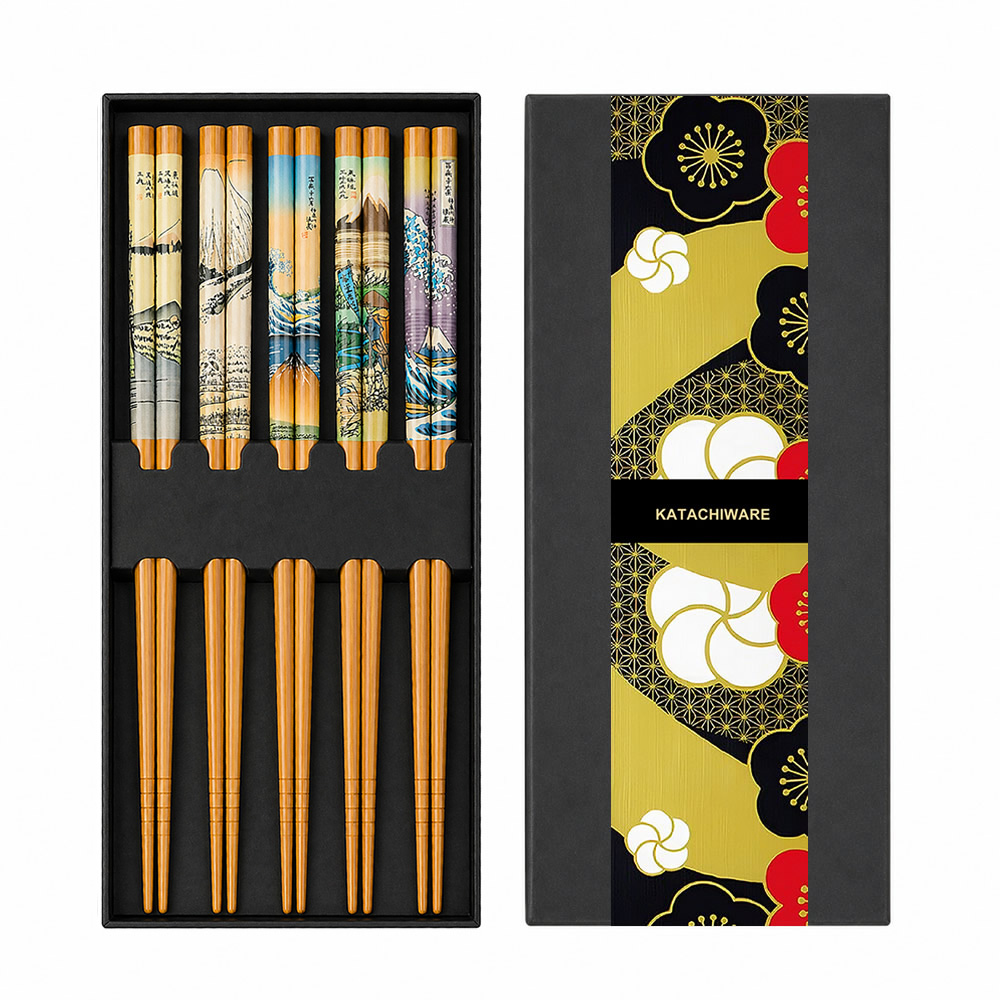 Japanese Ukiyo-E Print Chopsticks