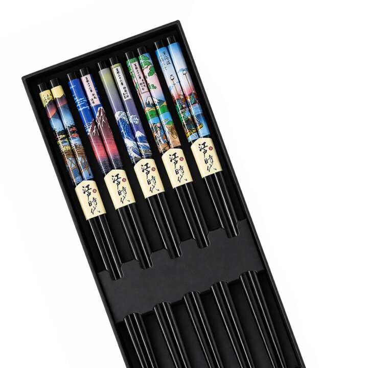 Japanese Woodblock Print Chopsticks