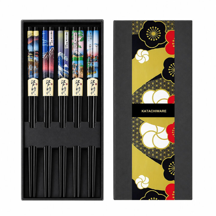 Japanese Woodblock Print Chopsticks