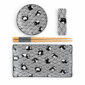 Kawaii Kuro Panda Sushi Tray Set