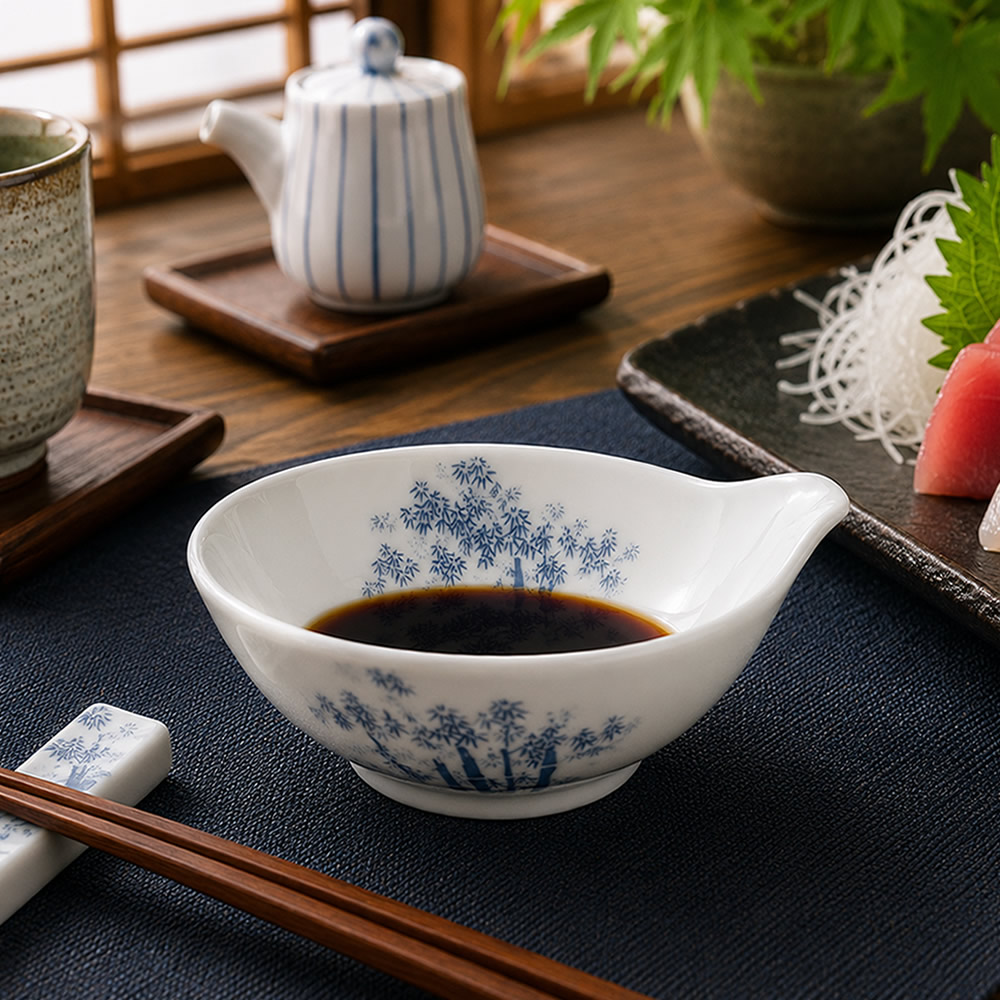Kissho White Bamboo Condiments Bowls Kissho White Bamboo Condiments Bowls