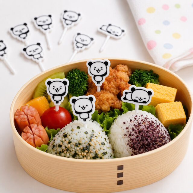Pakupaku Lunch Panda Bento Picks Pakupaku Lunch Panda Bento Picks