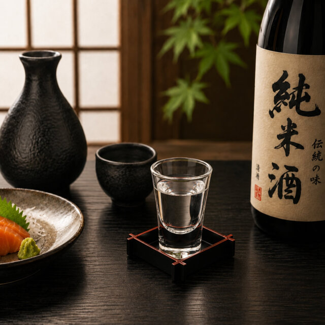 Sake Shot Glass Coaster