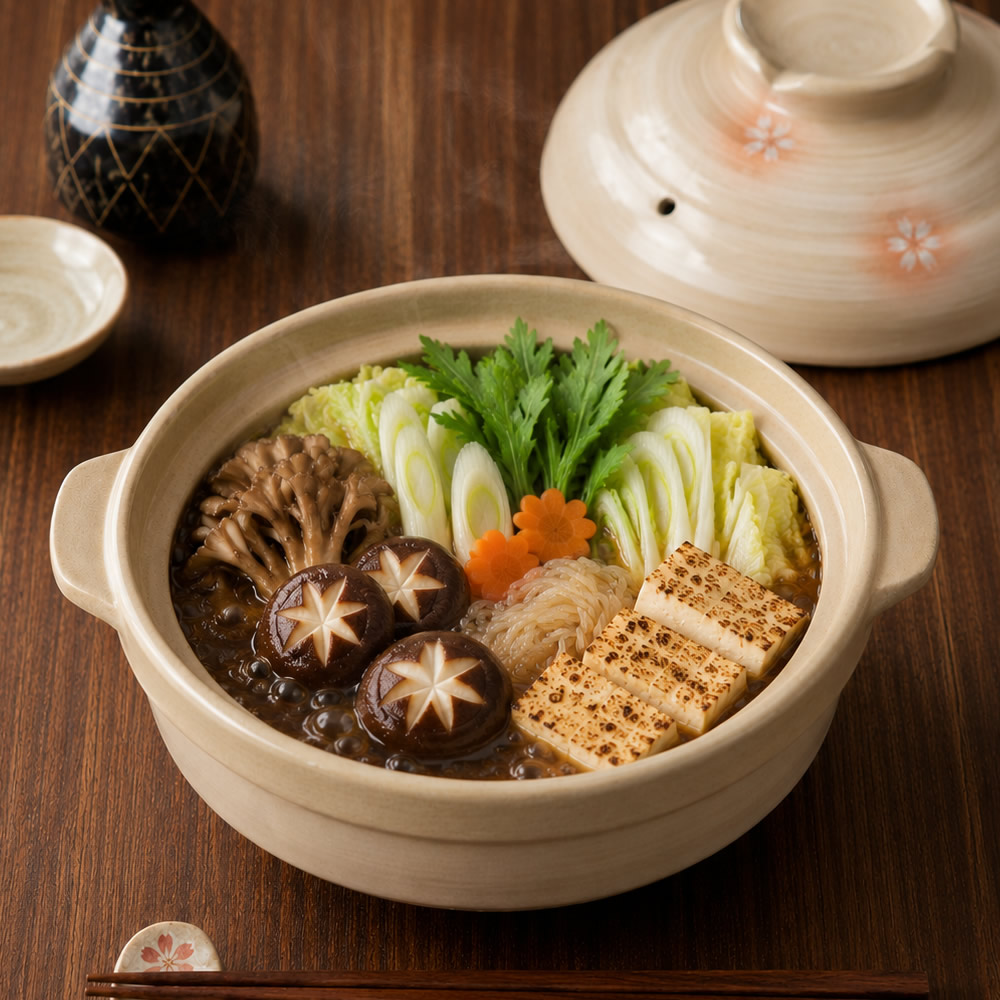 Sakura Hana Clay Pot Donabe