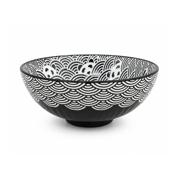 Seigaiha Panda Ramen Bowl Set