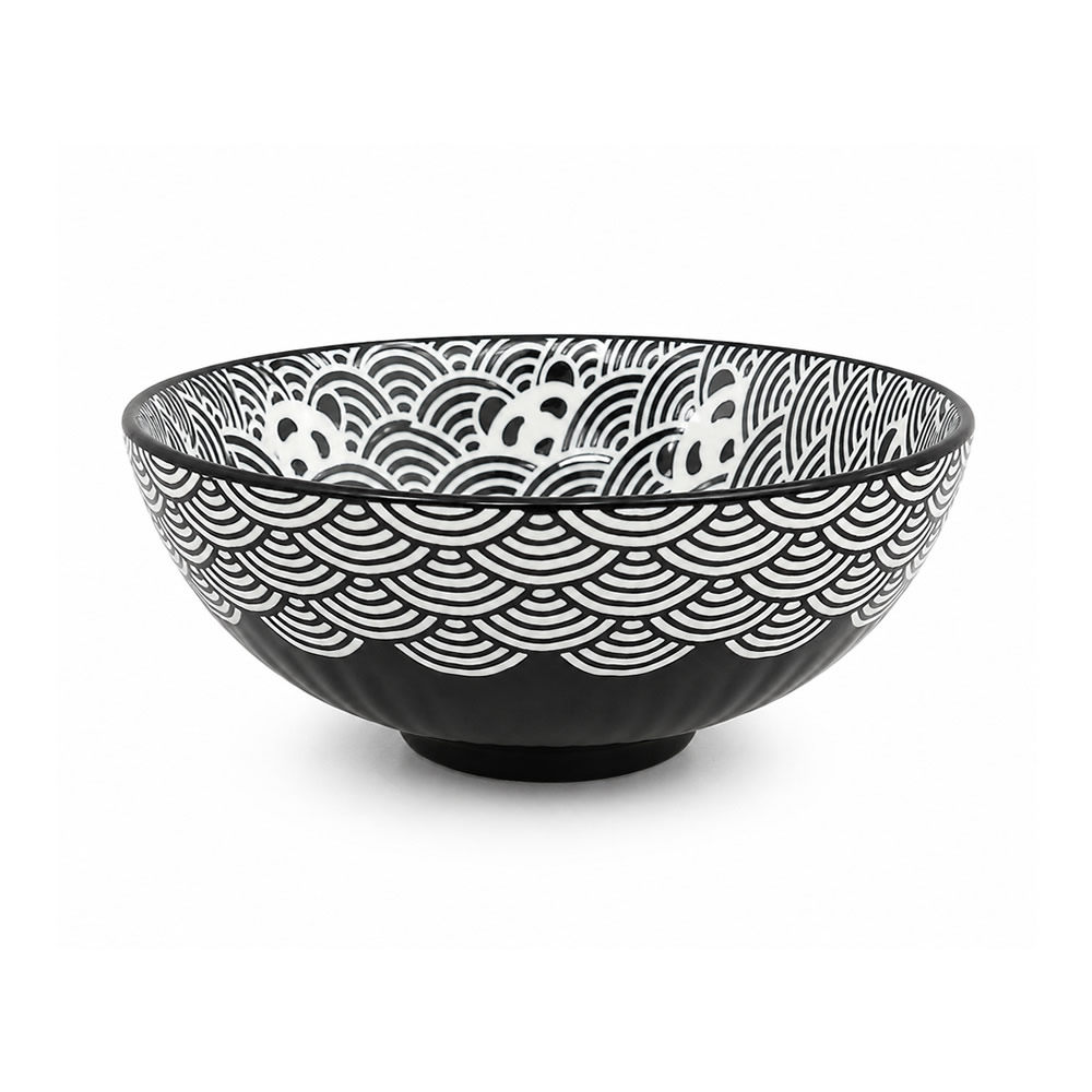 Seigaiha Panda Ramen Bowl Set