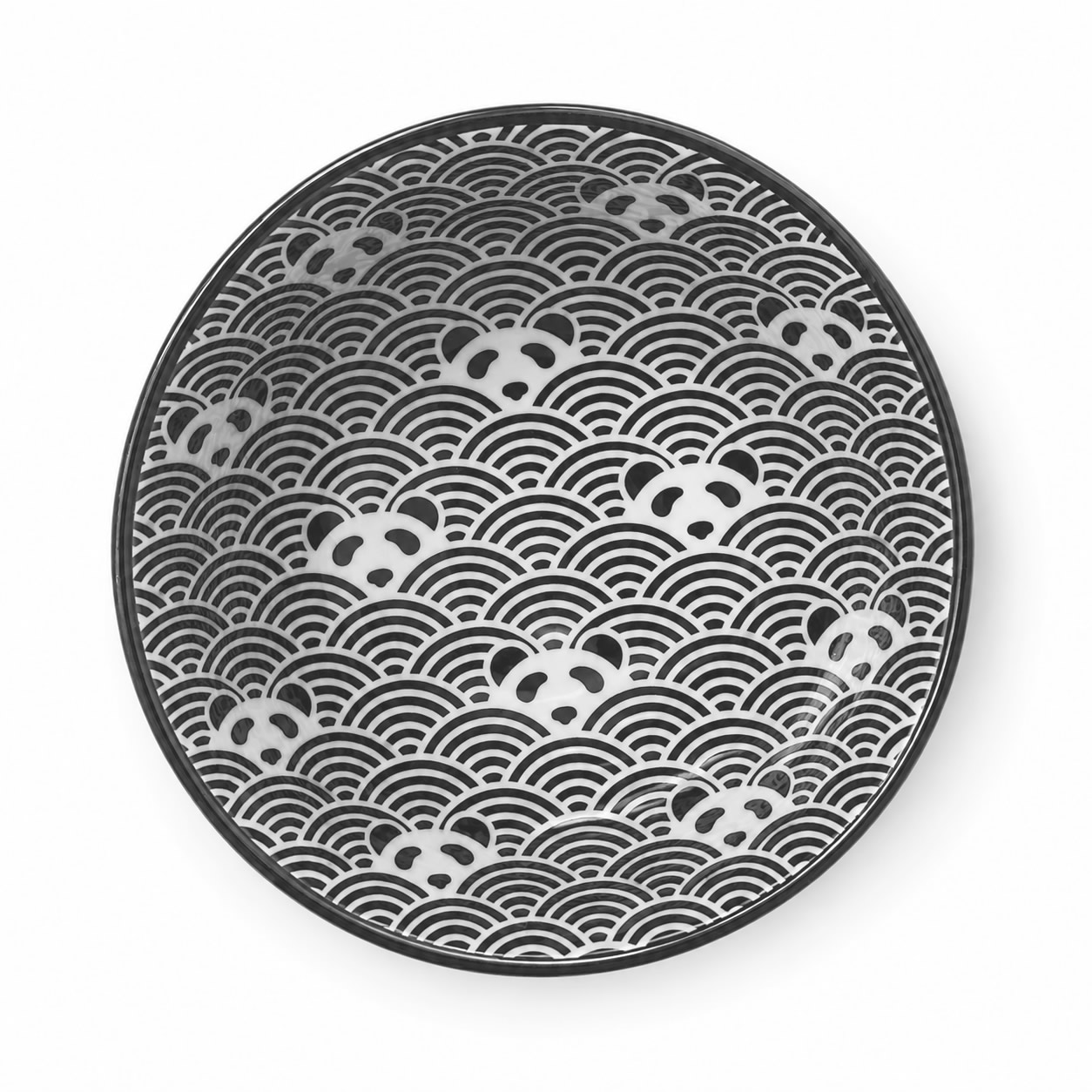 Seigaiha Panda Ramen Bowl Set