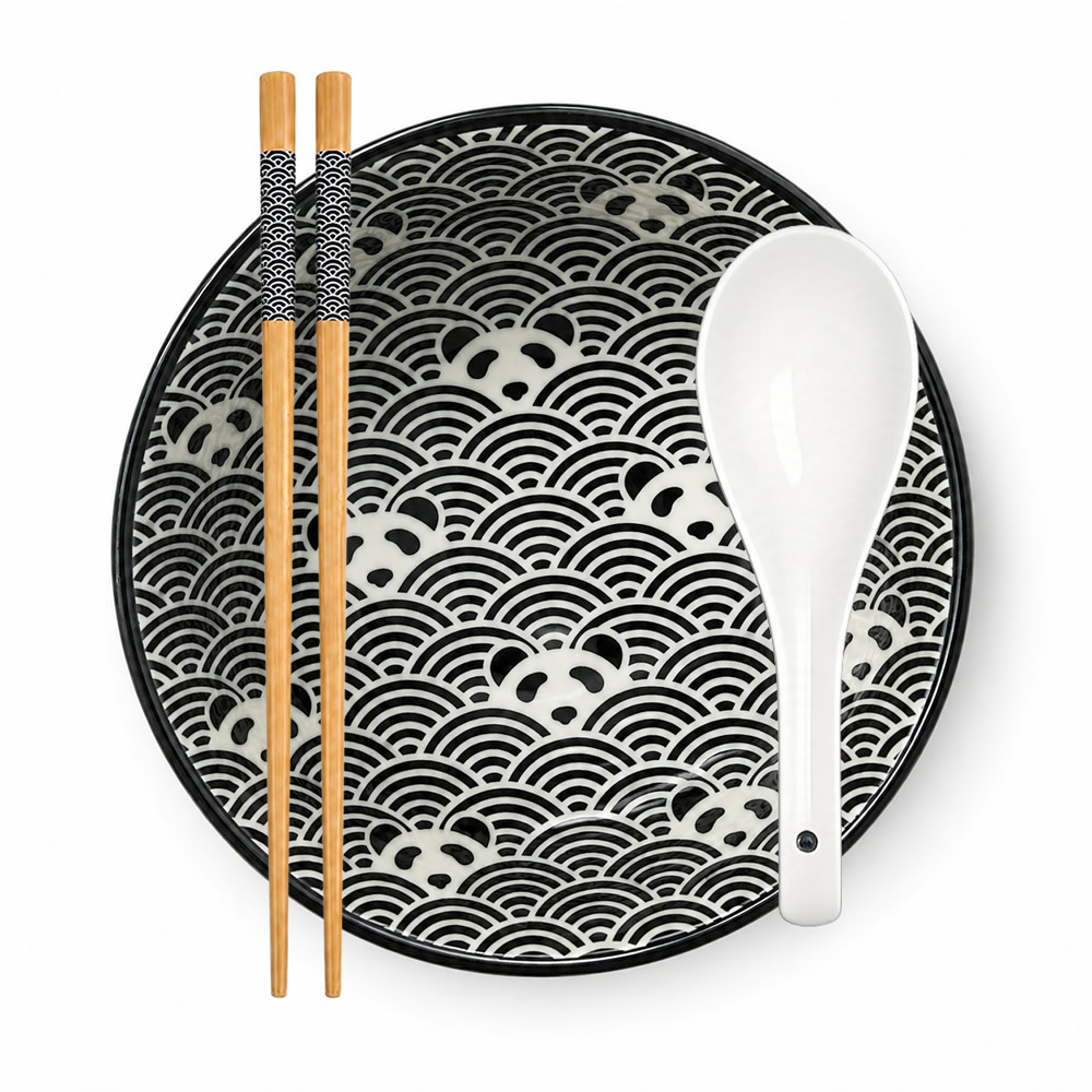 Shirokuro Panda Ramen Bowl Set