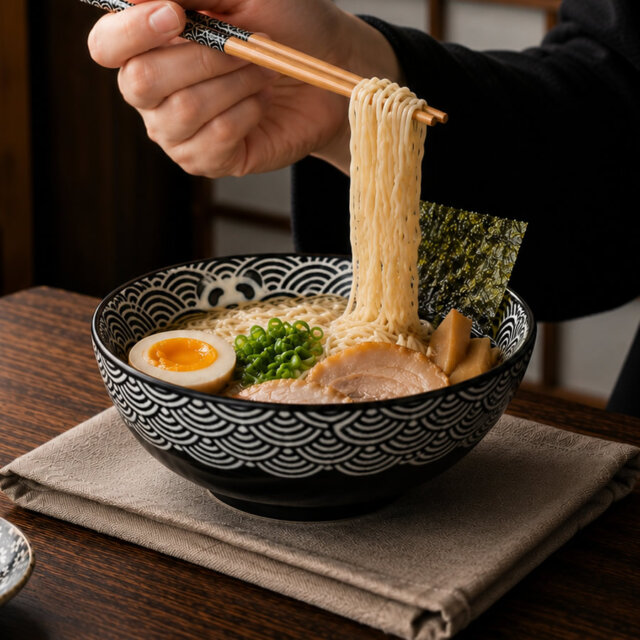 Shirokuro Panda Ramen Bowl Set
