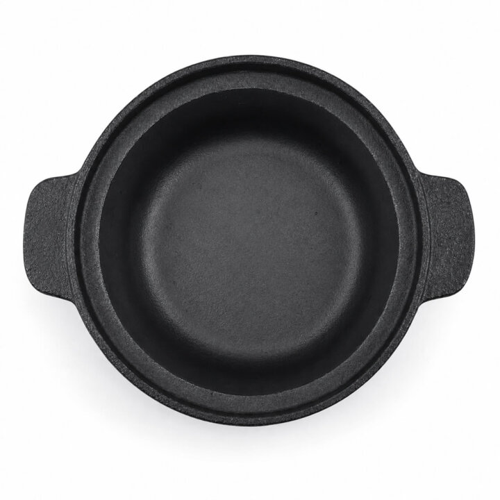 Tetsu Nabe Cast Iron Casserole Pot Inside
