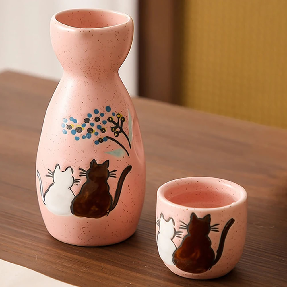 Tomodachi Neko Sake Set