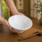 White Melamine Ramen Bowl