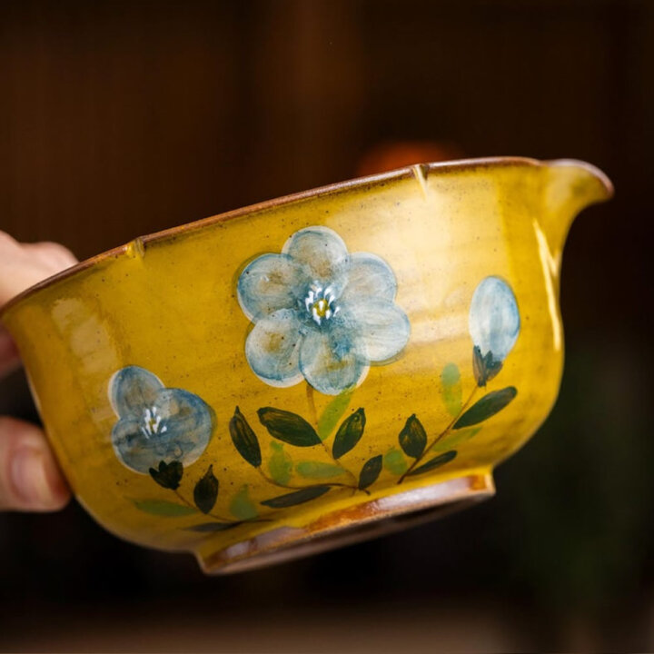 Artisan Wildflower Pottery Matcha Set Artisan Wildflower Pottery Matcha Set