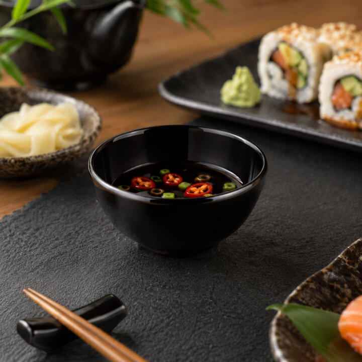 Black Gloss Condiments Bowl Black Gloss Condiments Bowl