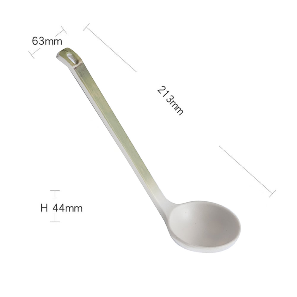 Green Long Handle Spoon