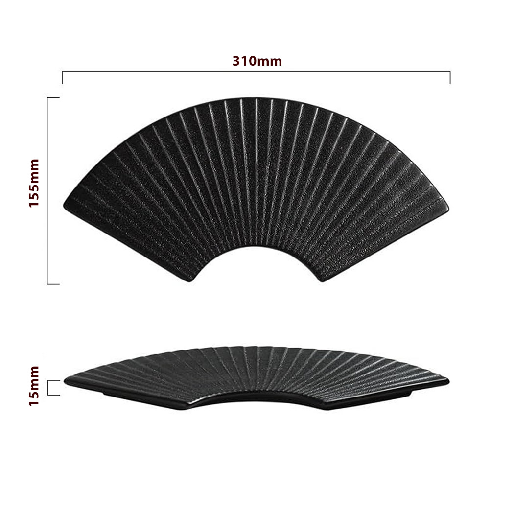 Japanese Fan Serving Plate Japanese Fan Serving Plate