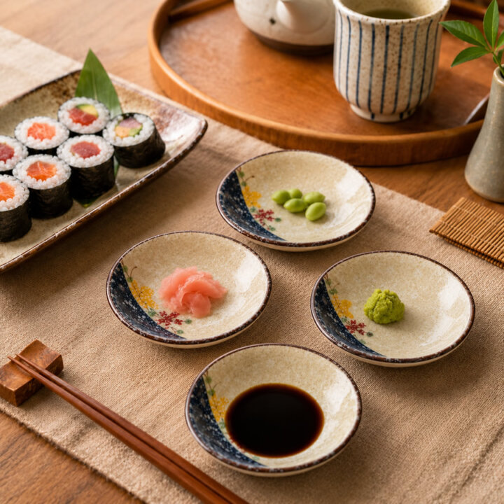 Japanese Hanazono Sauce Dish Japanese Hanazono Sauce Dish