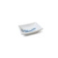Kissho Series Blue Bamboo Sauce Dish Angled
