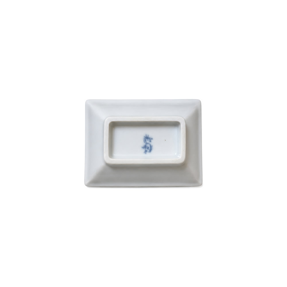 Kissho Series Blue Bamboo Sauce Dish Back Kissho Series Blue Bamboo Sauce Dish Back