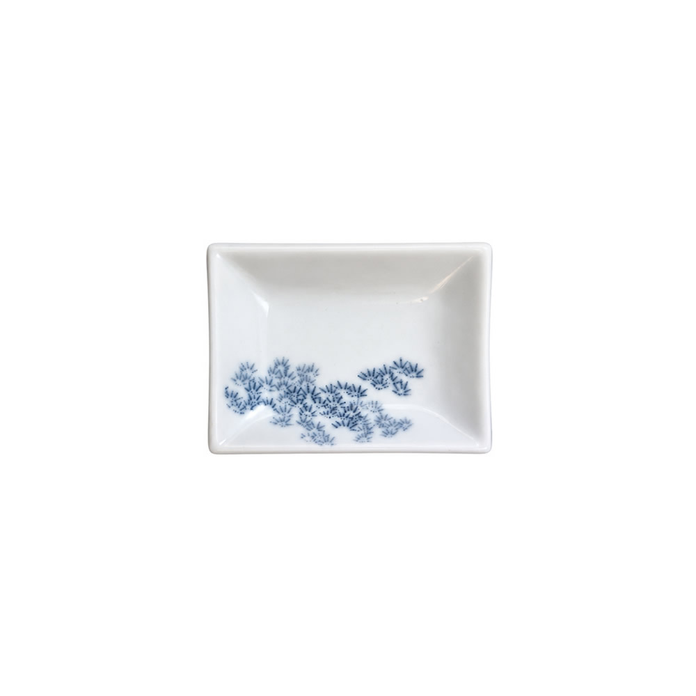 Kissho Series Blue Bamboo Sauce Dish Kissho Series Blue Bamboo Sauce Dish