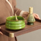 Kusamidori Glaze Matcha Tea Set