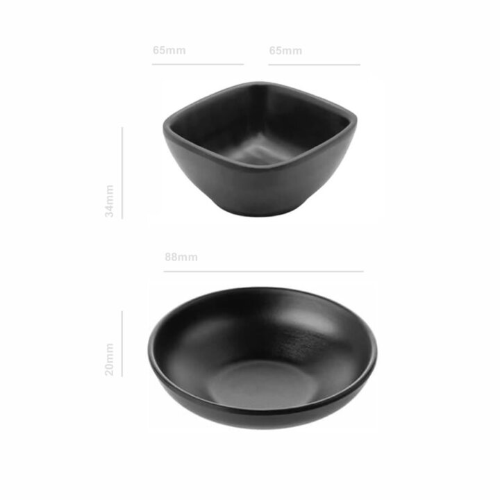 Matte Black Condiment &Amp; Sauce Set Dimensions Matte Black Condiment &Amp; Sauce Set Dimensions