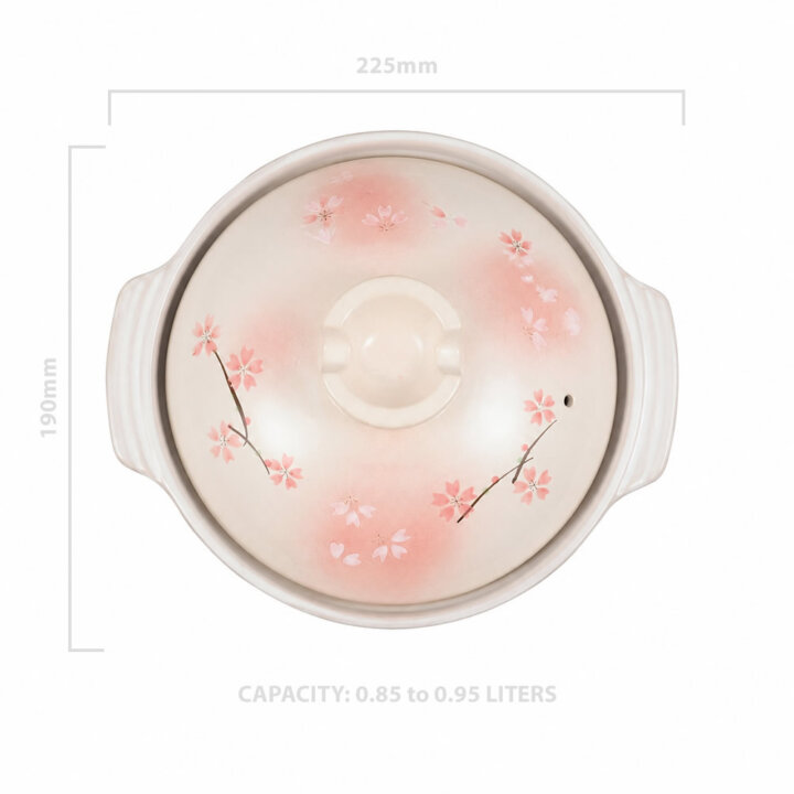 Sakura Blossom Earthenware Donable Pot Sakura Blossom Earthenware Donable Pot