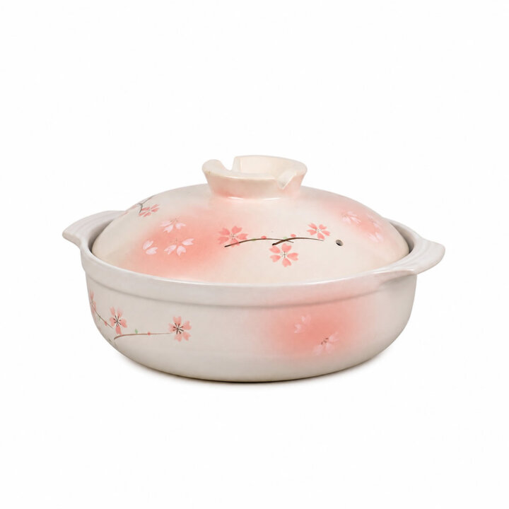 Sakura Blossom Earthenware Donable Pot Sakura Blossom Earthenware Donable Pot
