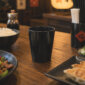 Black Gloss Melamine Cup