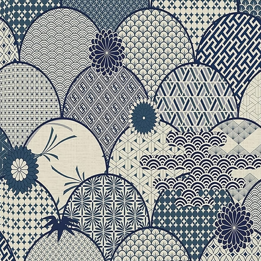 Blue Kimono Table Runner
