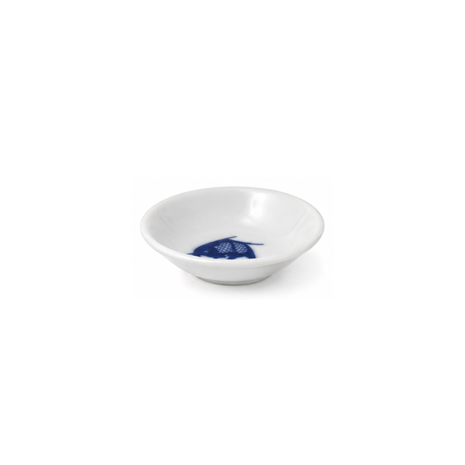 Blue Koi Carp Sauce Dish
