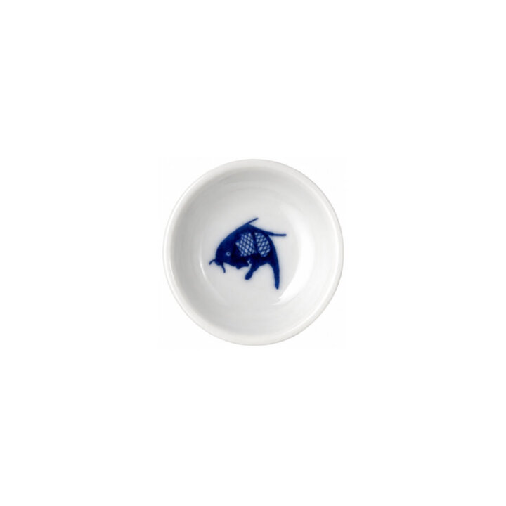 Blue Koi Carp Sauce Dish
