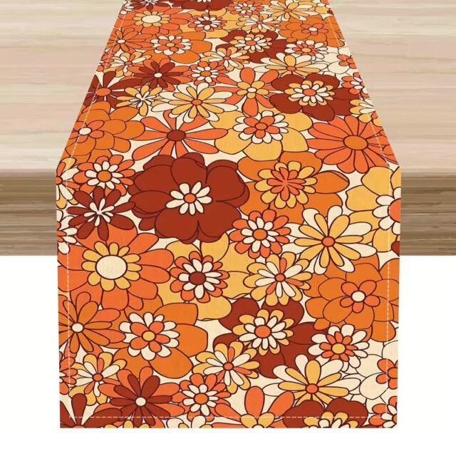 Hanagara Retro Table Runner Hanagara Retro Table Runner
