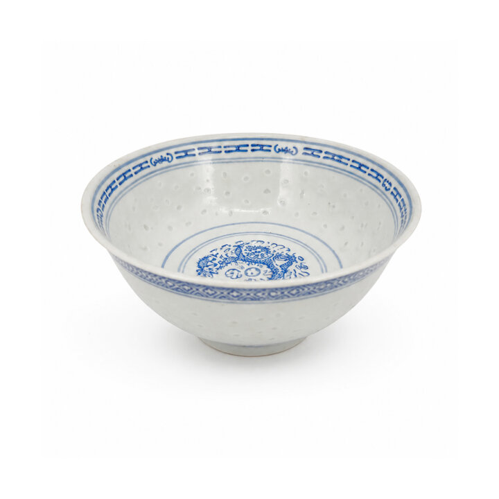 Jingdezhen Blue Chinese Dragon Bowl