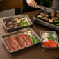 Stainless Steel Flat Tray Set