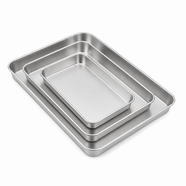 Stainless Steel Flat Tray Set Stainless Steel Flat Tray Set