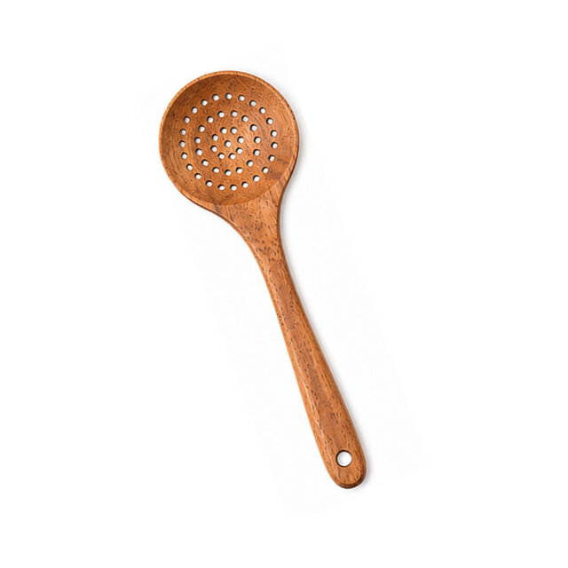 Acacia Wood Slotted Spoon