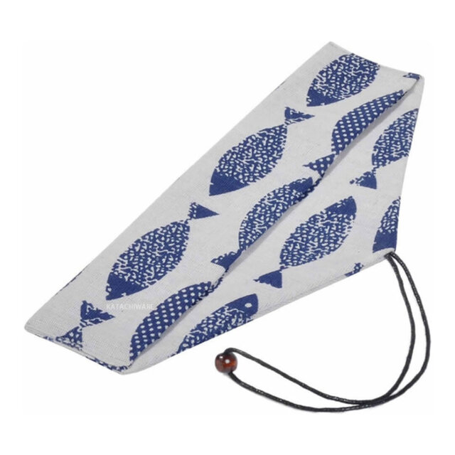Blue Fish Chopstick &Amp; Cutlery Bag Blue Fish Chopstick &Amp; Cutlery Bag