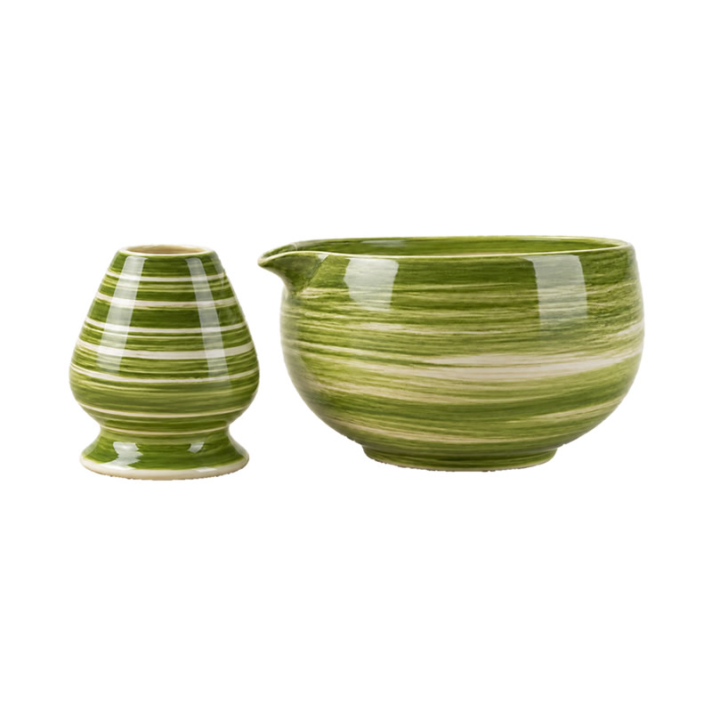 Hand Painted Seijaku Matcha Tea Set Hand Painted Seijaku Matcha Tea Set