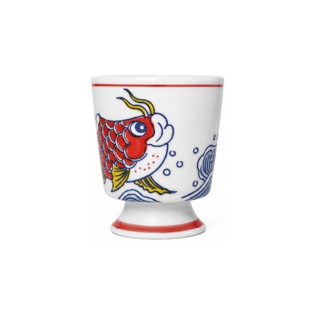 Imperial Red Koi Tea Cup Imperial Red Koi Tea Cup