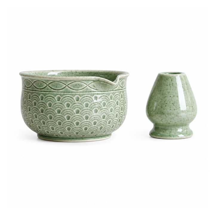 Midori Seigaiha Matcha Tea Set