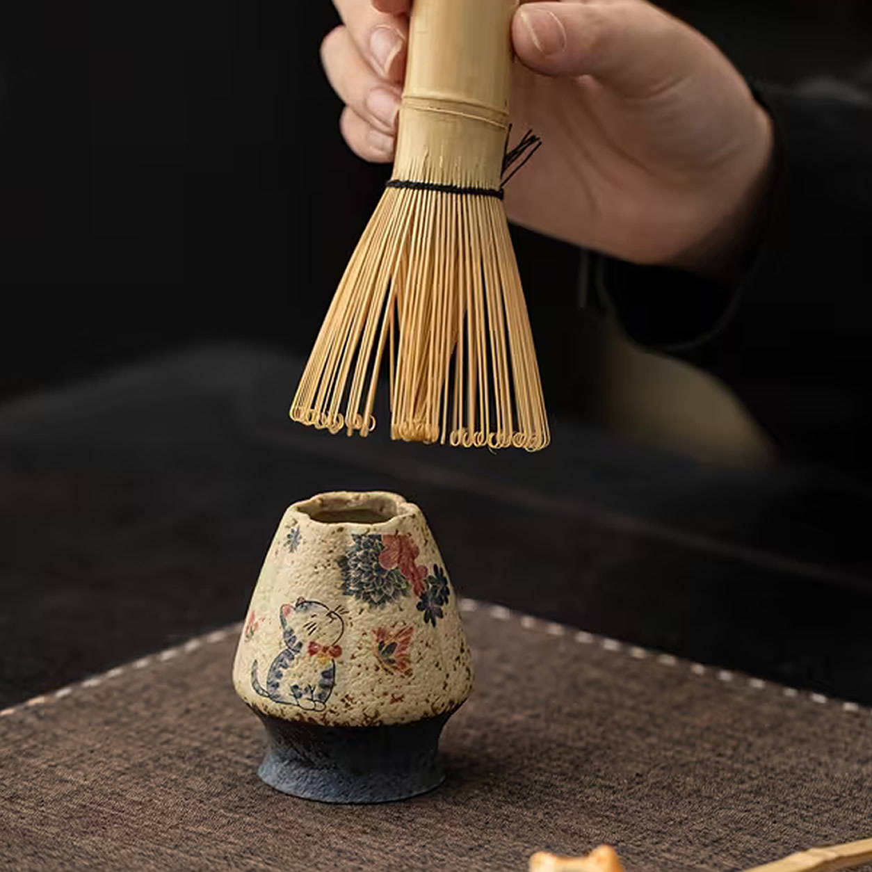 Neko & Bloom Matcha Kusenaoshi Set Neko & Bloom Matcha Kusenaoshi Set